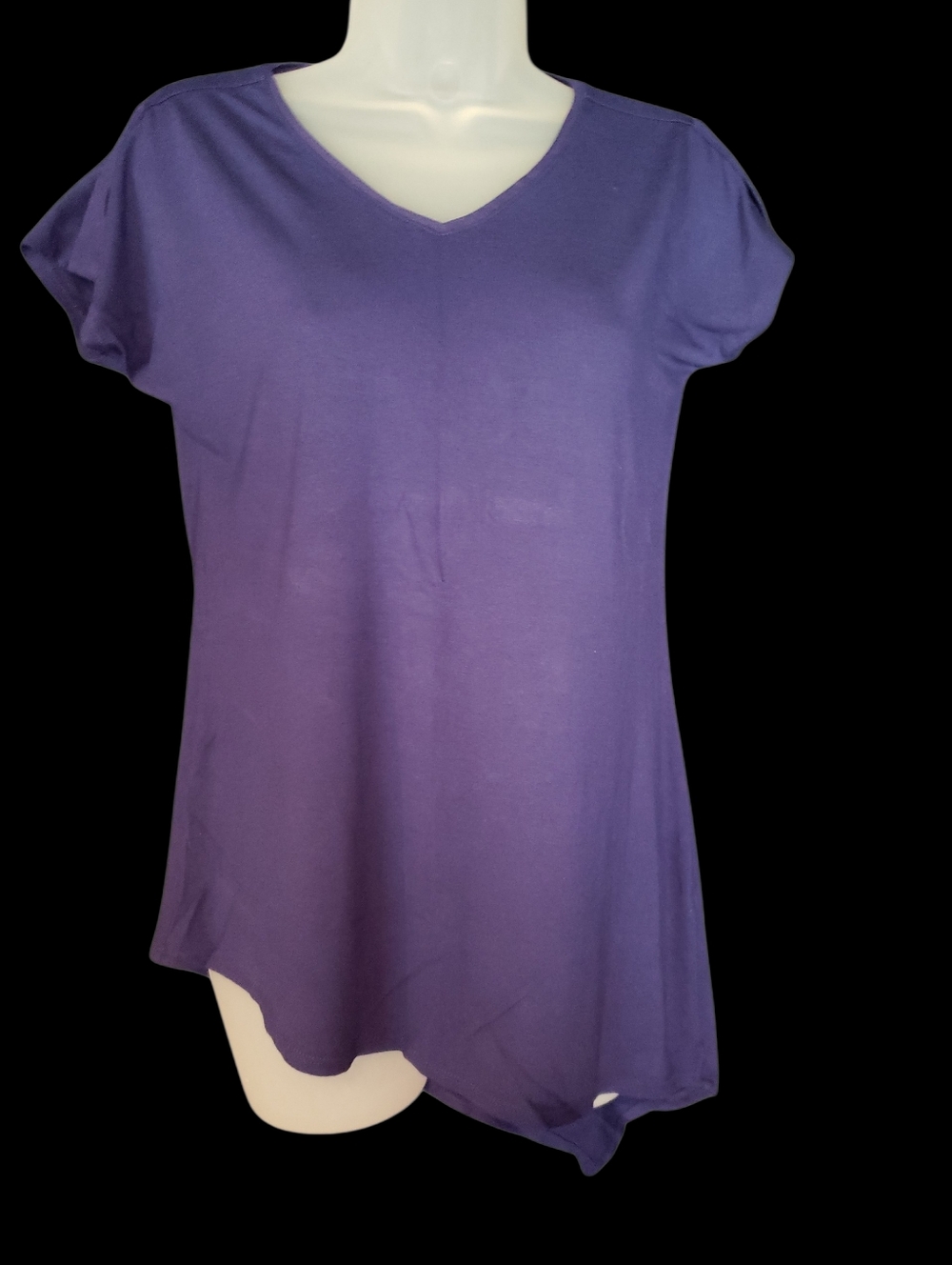 Chico's Asymmetrical Tunic in Royal Blue.  size 0